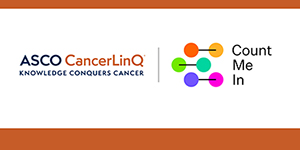 CancerLinq and Count Me In logos side by side